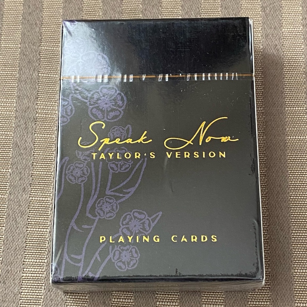 Taylor Swift Speak Now (Taylor’s Version) Playing Cards